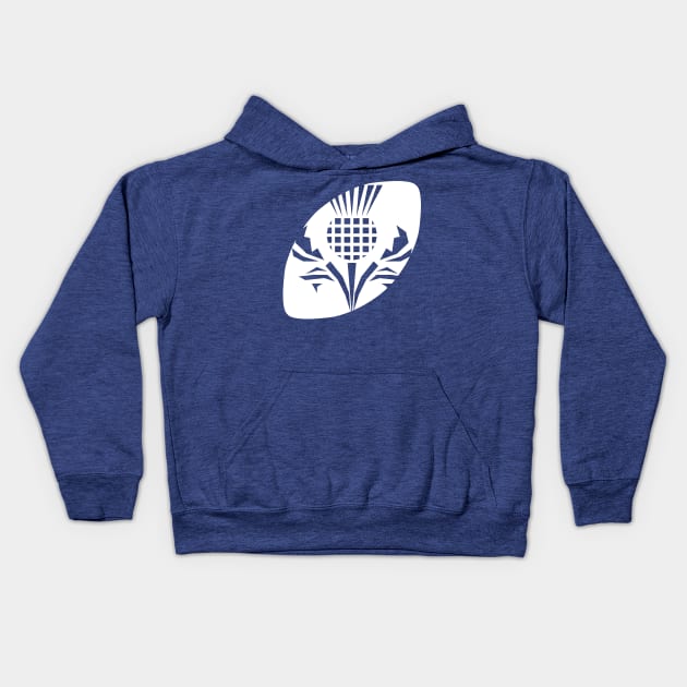 Scotland Rugby Kids Hoodie by fimbis